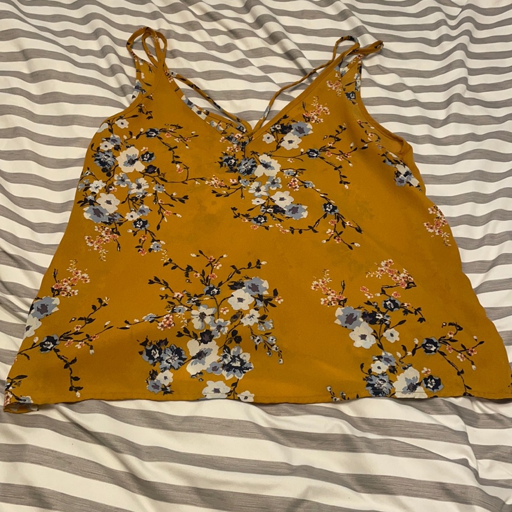 Floral tank top